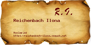 Reichenbach Ilona névjegykártya